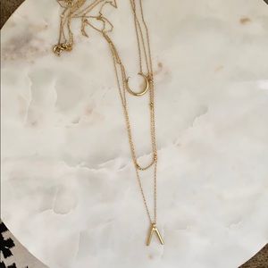 Madewell layered necklace